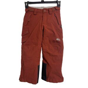 REI Co-Op Kids XXS (4-5) Burgundy Outdoor Snowboard/Ski Pants Winter